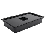 Vogue ABS Gastronorm Tray Black GN 1/1 100mm