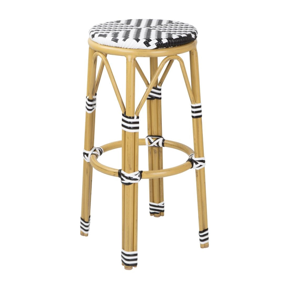 Bolero Parisian Style PE Rattan Bar Stools product image