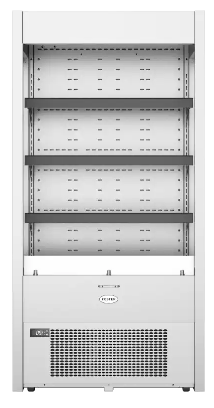 Foster FMSLIMNG Range Slimline Multideck with Nightblind & Glass End Panels - Advantage Catering Equipment