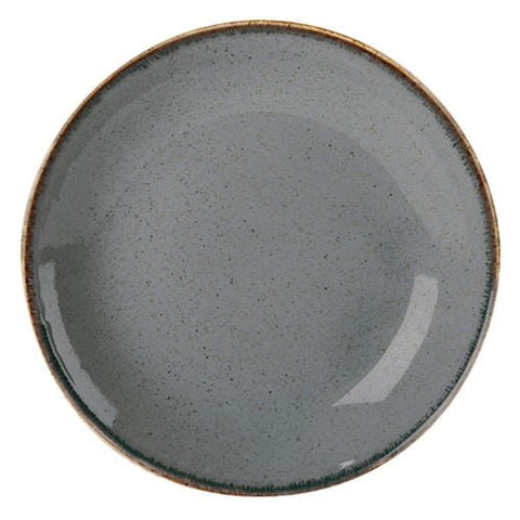Seasons by Porcelite Storm Coupe Plate 24cm porcelain tableware by Seasons by Porcelite