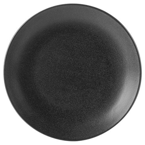 Seasons by Porcelite Graphite Coupe Plate 28cm/11" porcelain tableware by Seasons by Porcelite