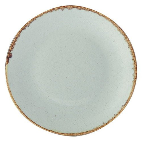 Seasons by Porcelite Stone Coupe Plate 28cm/11" porcelain tableware by Seasons by Porcelite