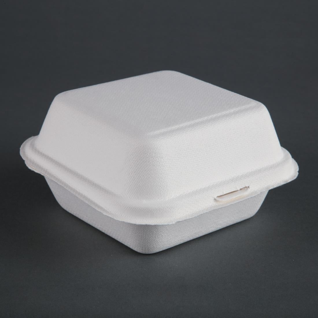 Fiesta Compostable Bagasse Burger Boxes product image