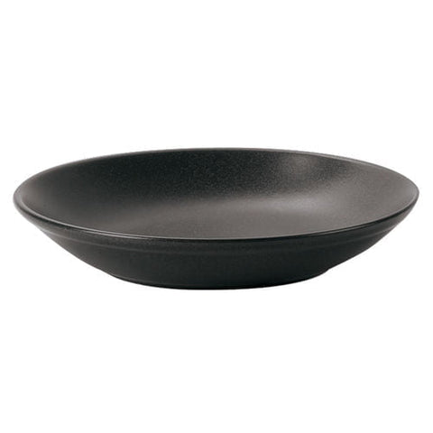 Seasons by Porcelite Graphite Cous Cous Plate 26cm/10.25" porcelain tableware by Seasons by Porcelite