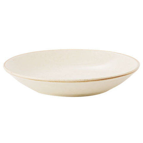 Seasons by Porcelite Oatmeal Cous Cous Plate 26cm/10.25" porcelain tableware