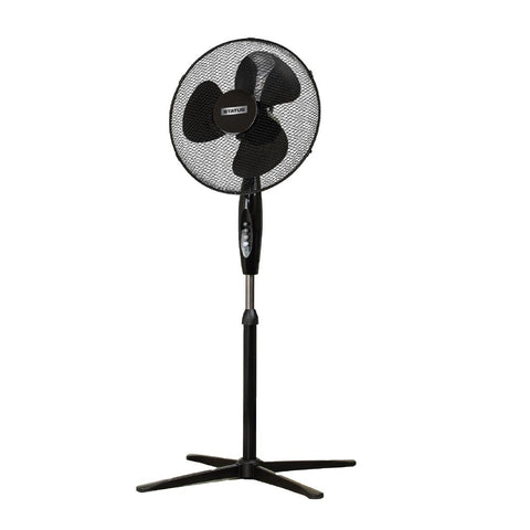 Status Oscillating Black Stand Fan 16"