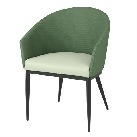 Bolero Sloane Interior Dining Chairs - Green Forest Mix (Pack of 2)