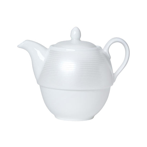 William Edwards Spiro Teapots White 460ml (Pack of 6)