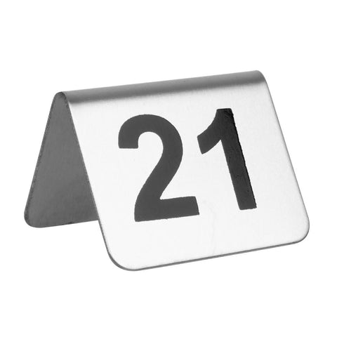 Olympia Stainless Steel Table Numbers 21-30 product image