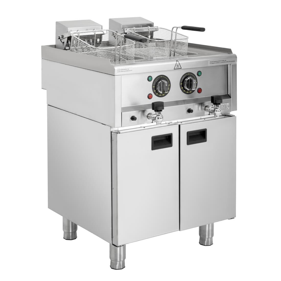 Buffalo 600 Series Free Standing Electric Fryer 2x 8Ltr - Advantage Catering Equipment