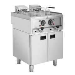 Buffalo 600 Series Free Standing Double Electric Fryer 2x 8Ltr