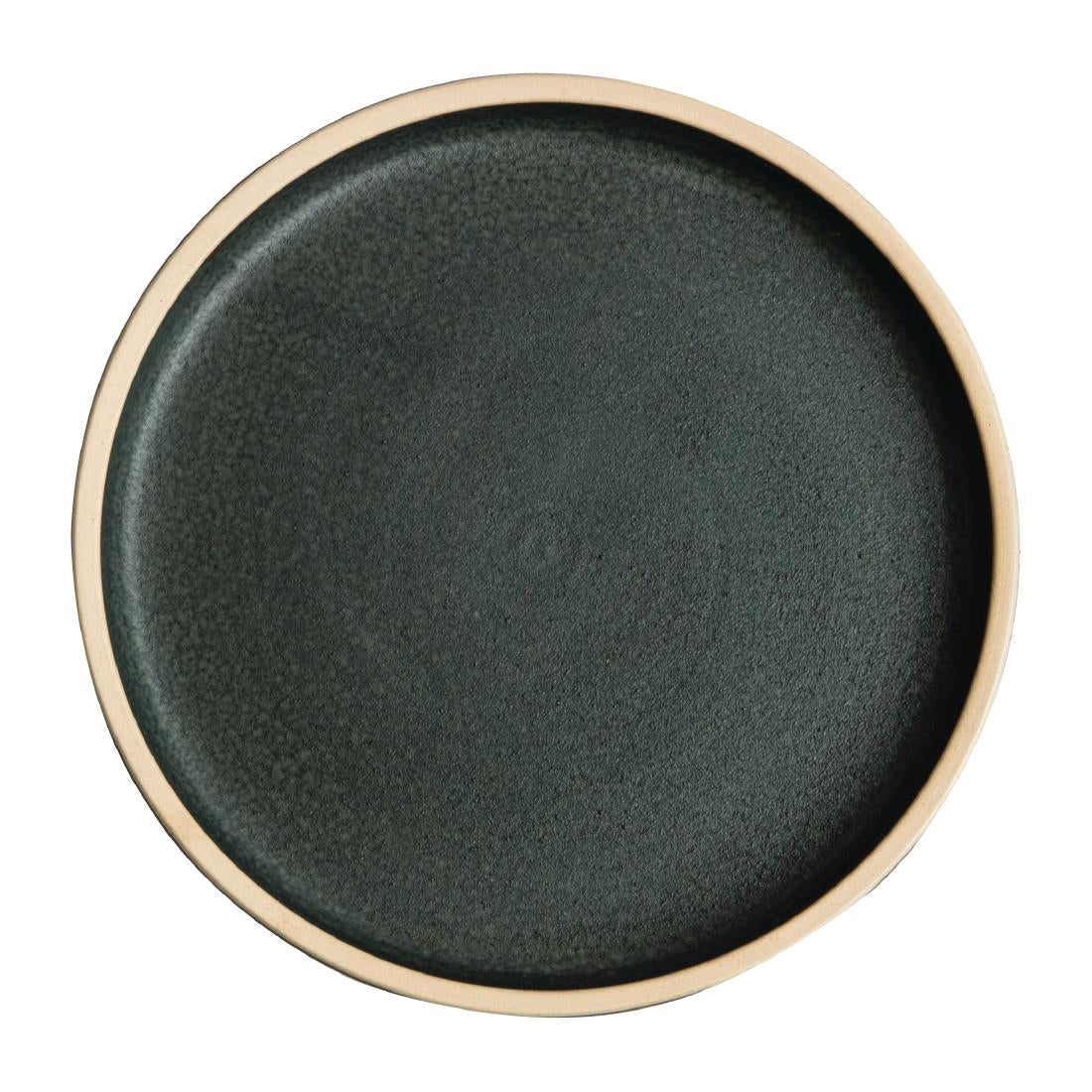 Olympia Canvas Flat Round Plate Green Verdigris product image