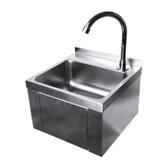 Hydroniks Stainless Steel Knee Operated Hand Wash Basin