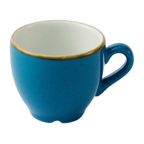 Churchill Stonecast Java Blue Cafe Espresso Cups 103ml (Pack of 12)