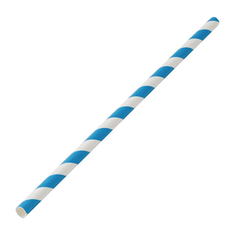 Utopia Biodegradable Paper Straws Blue product image
