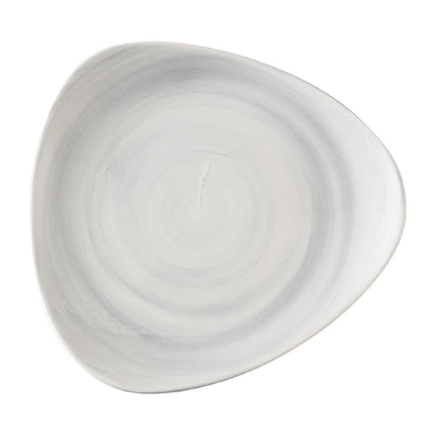 Churchill Stonecast Canvas Grey Lotus Plates 228mm (Pack of 12)