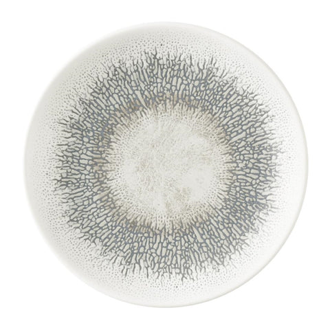 Churchill Studio Prints Fusion Grey Coupe Plates 165mm (Pack of 12)