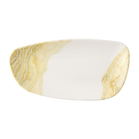 Churchill Tide Gold Chefs Geo Plates 280 x 153mm (Pack of 12)