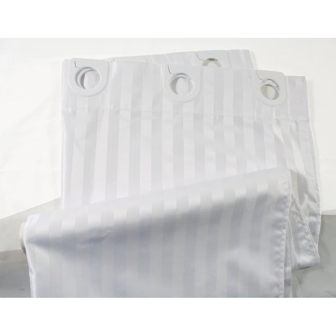 Mitre Comfort Hookless Shower Curtain White product image