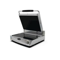 Spidocook Spidoglass Contact Grill Ribbed Upper Smooth Lower Manual