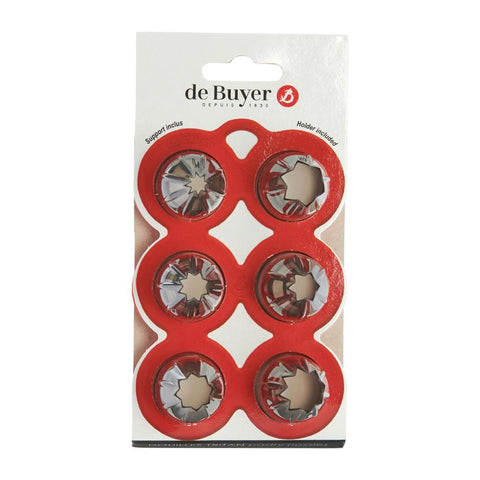 De Buyer Tritan Star Nozzles (Pack of 6)