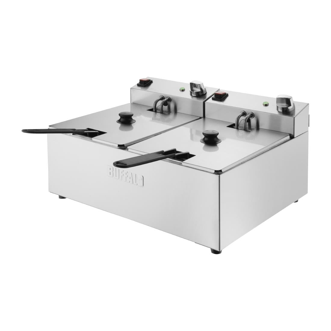 Buffalo Countertop Electric Fryer 2x5Ltr - Advantage Catering Equipment