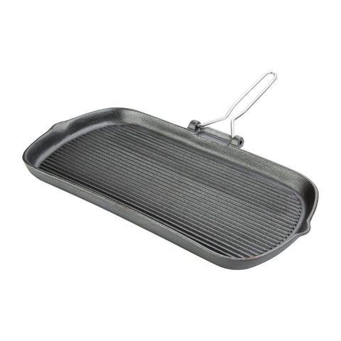 Vogue Cast Iron Grill Pan 22cm product image
