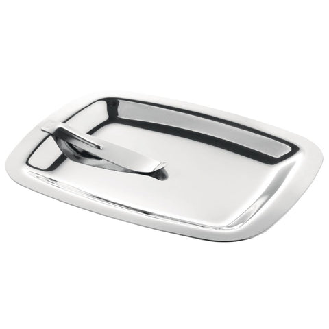 Olympia Square Stainless Steel Tip Tray With Bill Clip - Advantage Catering Equipment