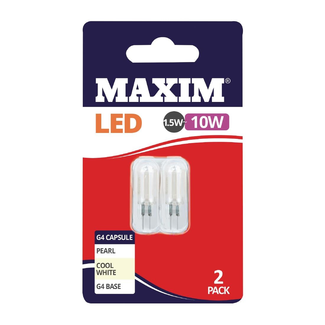 Maxim LED G4 Cool White Light Bulb 1.5/10w product image