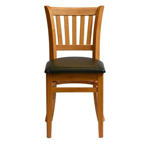 Manhattan Dining Chair in Soft Oak with Bison Cedar Seat (Pack of 2)