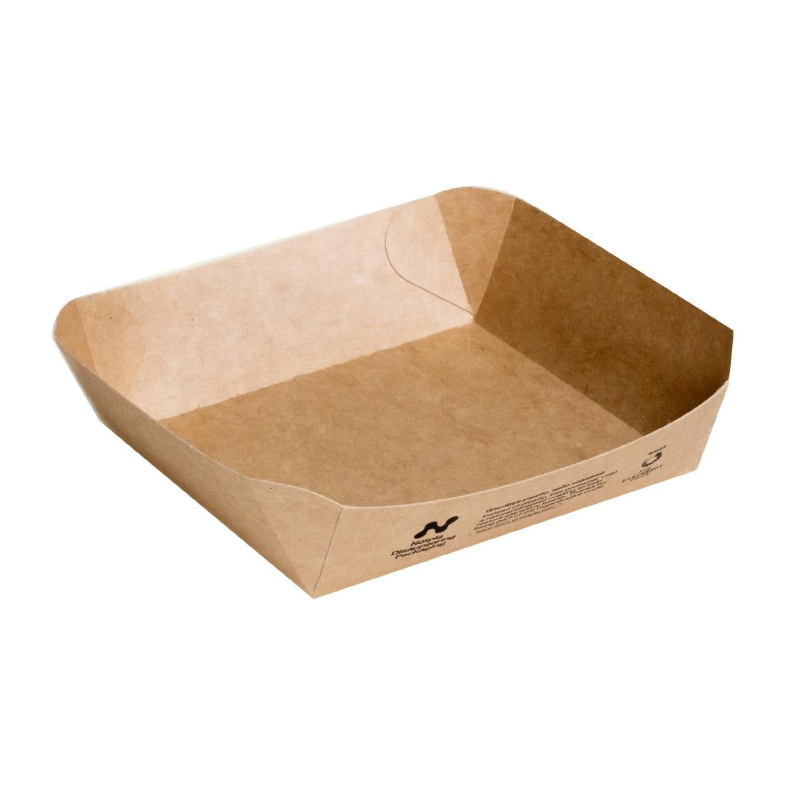 Notpla Square Trays - Kraft product image
