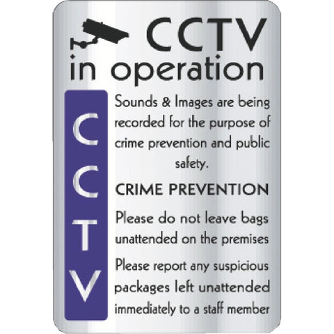 Vogue CCTV In Operation Crime Prevention Sign product image
