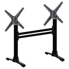 FLAT Auto Adjust ST22 Flip Top Double Dining Table Base Black