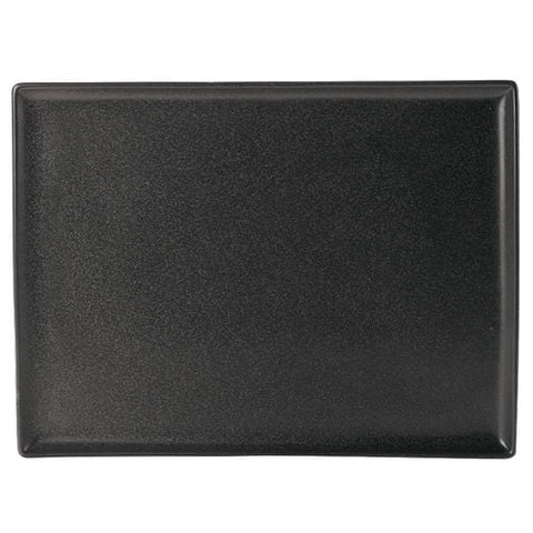 Seasons by Porcelite Graphite Rectangular Platter 35x25cm porcelain tableware by Seasons by Porcelite