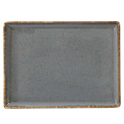 Seasons by Porcelite Storm Rectangular Platter 35x25cm porcelain tableware by Seasons by Porcelite