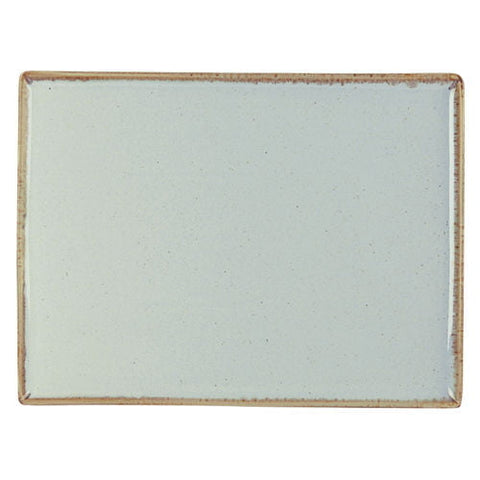 Seasons by Porcelite Stone Rectangular Platter 35x25cm porcelain tableware by Seasons by Porcelite