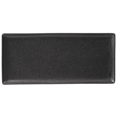 Seasons by Porcelite Graphite Rectangular Platter 35x15.5cm/13.75"x6" porcelain tableware by Seasons by Porcelite