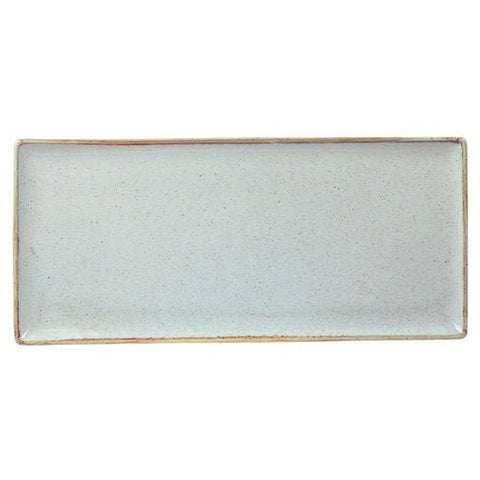 Seasons by Porcelite Stone Rectangular Platter 35x15.5cm/13.75"x6" porcelain tableware by Seasons by Porcelite