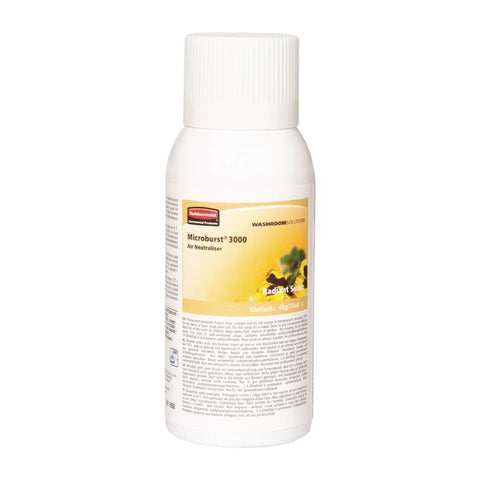 Rubbermaid Microburst 3000 Air Freshener Refills Radiant Sense 75ml (12 Pack) - Advantage Catering Equipment
