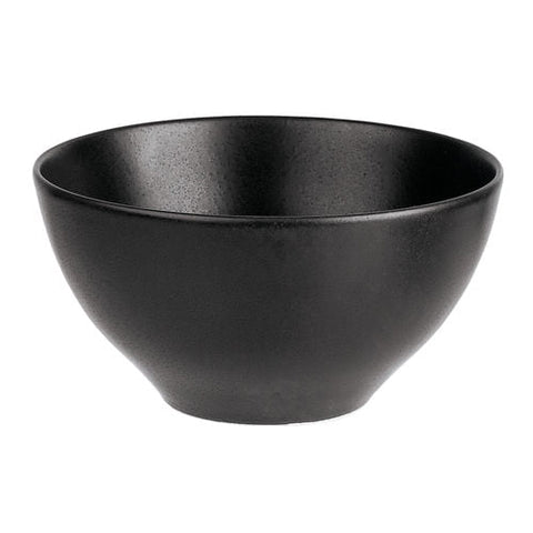 Seasons by Porcelite Graphite Finesse Bowl 14cm (50cl) 5.5" (17.5oz) porcelain tableware by Seasons by Porcelite