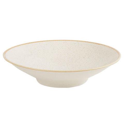 Seasons by Porcelite Oatmeal Footed Bowl 26cm porcelain tableware