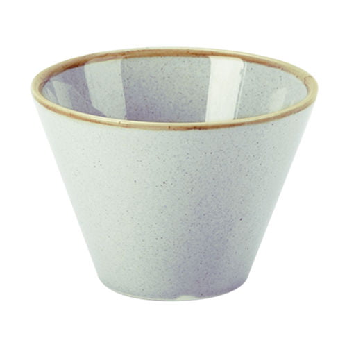 Seasons by Porcelite Stone Conic Bowl 5.5cm/2.25" 5cl/1.75oz porcelain tableware by Seasons by Porcelite