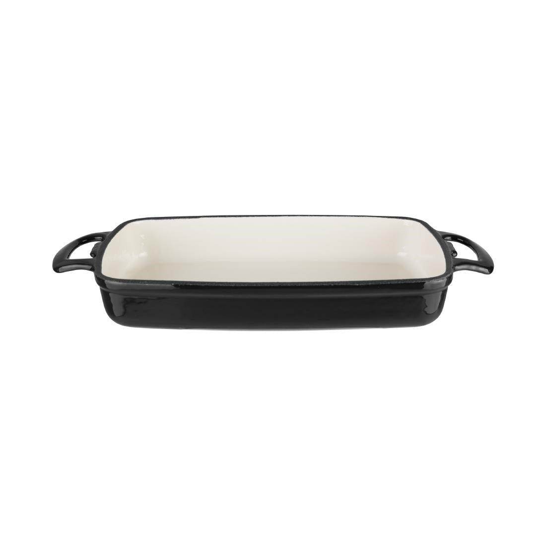 Vogue Rectangular Cast Iron Dish Black 2.8Ltr product image