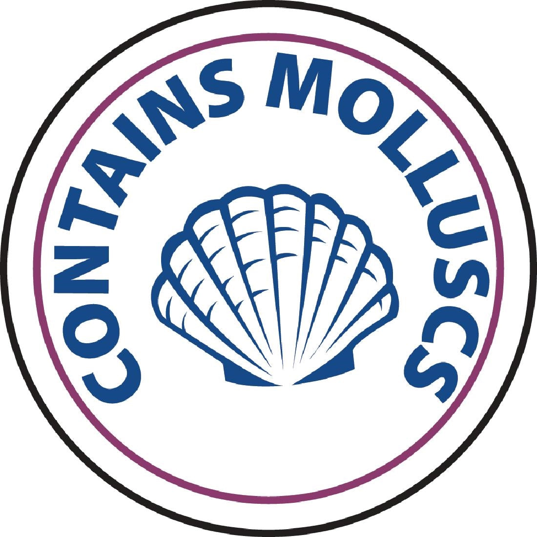Vogue Food Allergen Label Molluscs product image
