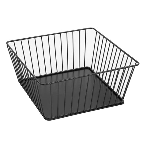 Olympia Wire Food Display Tray Square Black 230x230x100mm