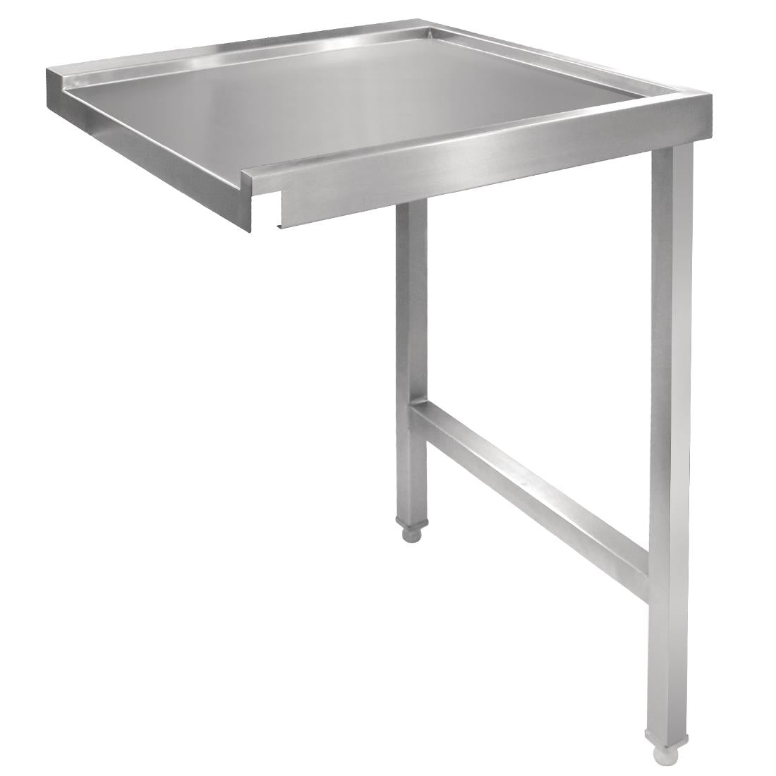 Vogue Pass Through Dishwash Table Right 600mm - Advantage Catering Equipment