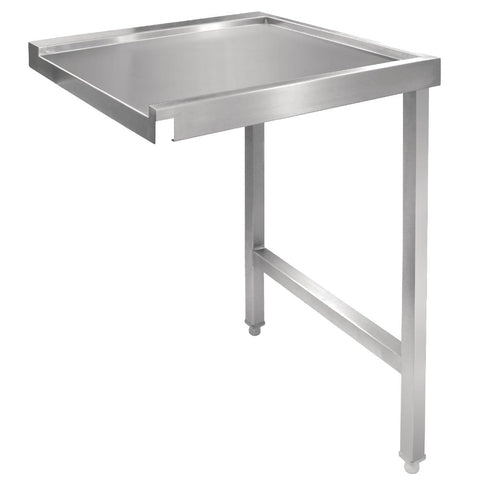 Vogue Pass Through Dishwash Table Right 600mm - Advantage Catering Equipment