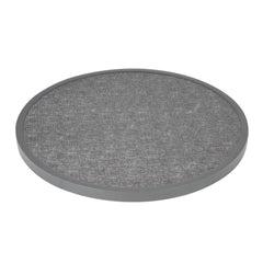 Bolero Fibreglass Round Table Top Brushed Black 580mm