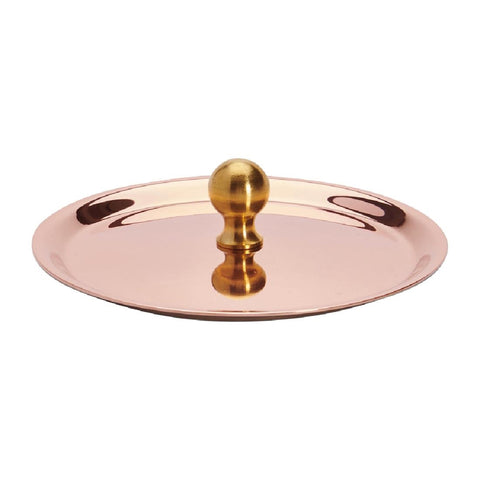 De Buyer Inocuivre Lid with Brass Handle 12cm product image