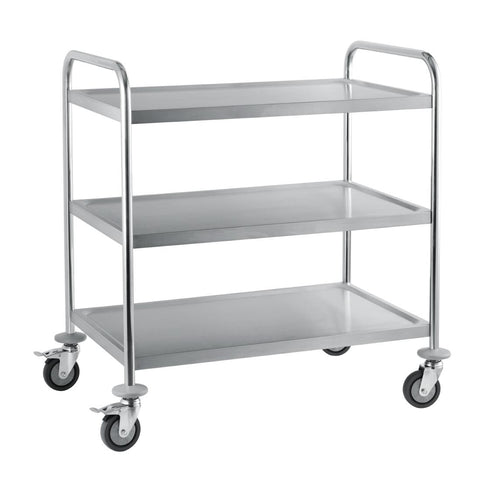 Craven Stainless Steel 3 Tier Clearing Trolley product image